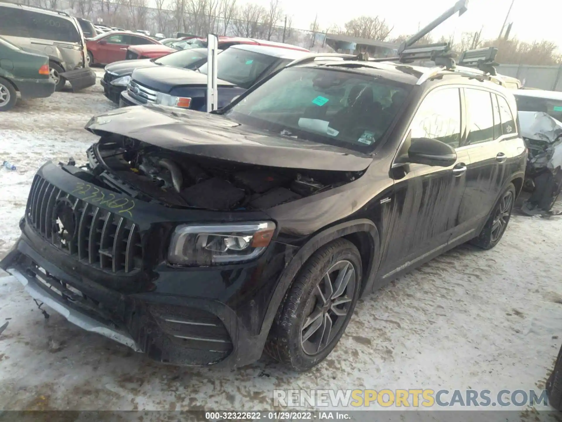 2 Photograph of a damaged car W1N4M5BB3MW080102 MERCEDES-BENZ GLB 2021