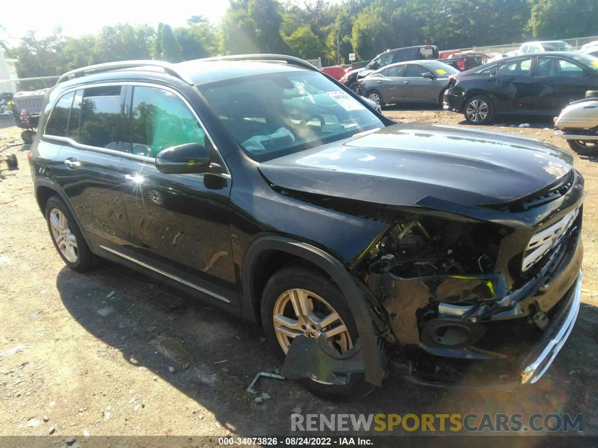 1 Photograph of a damaged car W1N4M4HB2NW170070 MERCEDES-BENZ GLB 2022