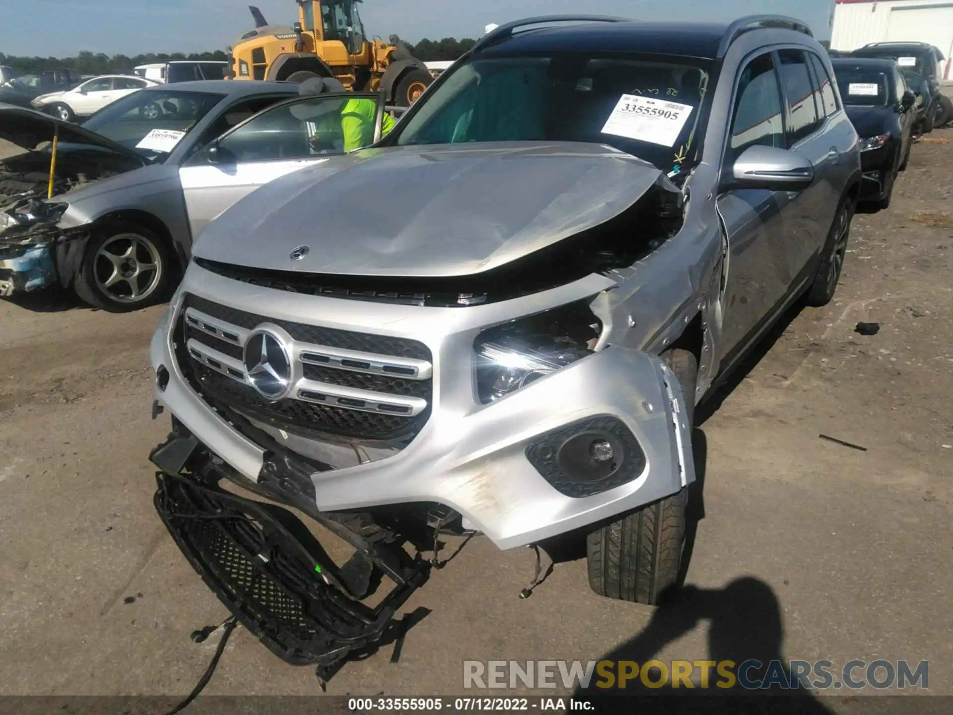 6 Photograph of a damaged car W1N4M4HB2NW233233 MERCEDES-BENZ GLB 2022