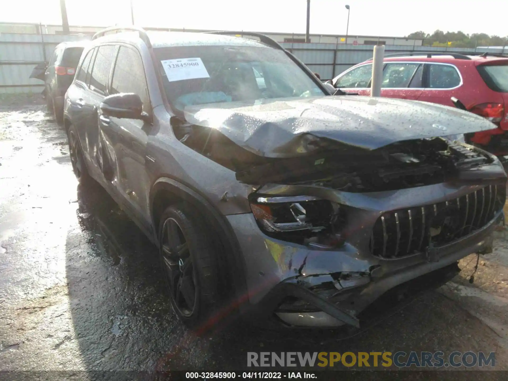 1 Photograph of a damaged car W1N4M5BB0NW184371 MERCEDES-BENZ GLB 2022