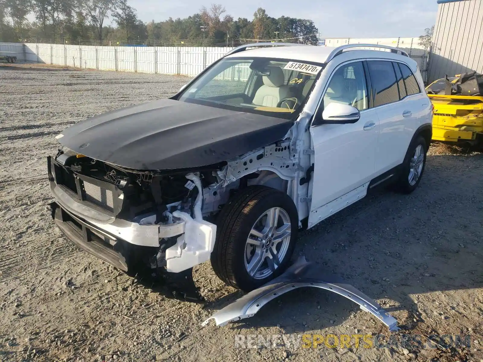 2 Photograph of a damaged car W1N4M4HB2LW027939 MERCEDES-BENZ GLB 250 2020