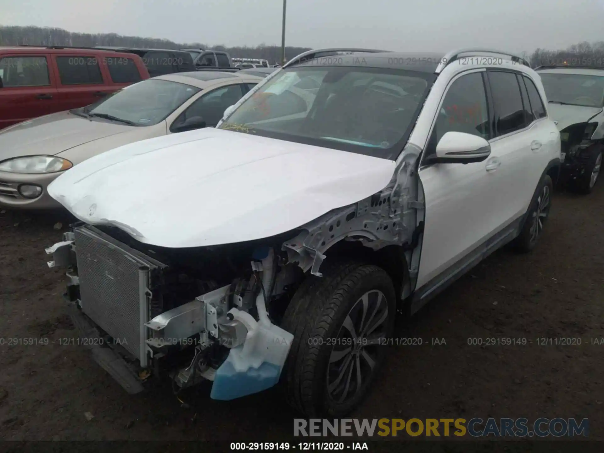 2 Photograph of a damaged car XXW1N4M4HB6LW0343 MERCEDES-BENZ GLB 250 2020