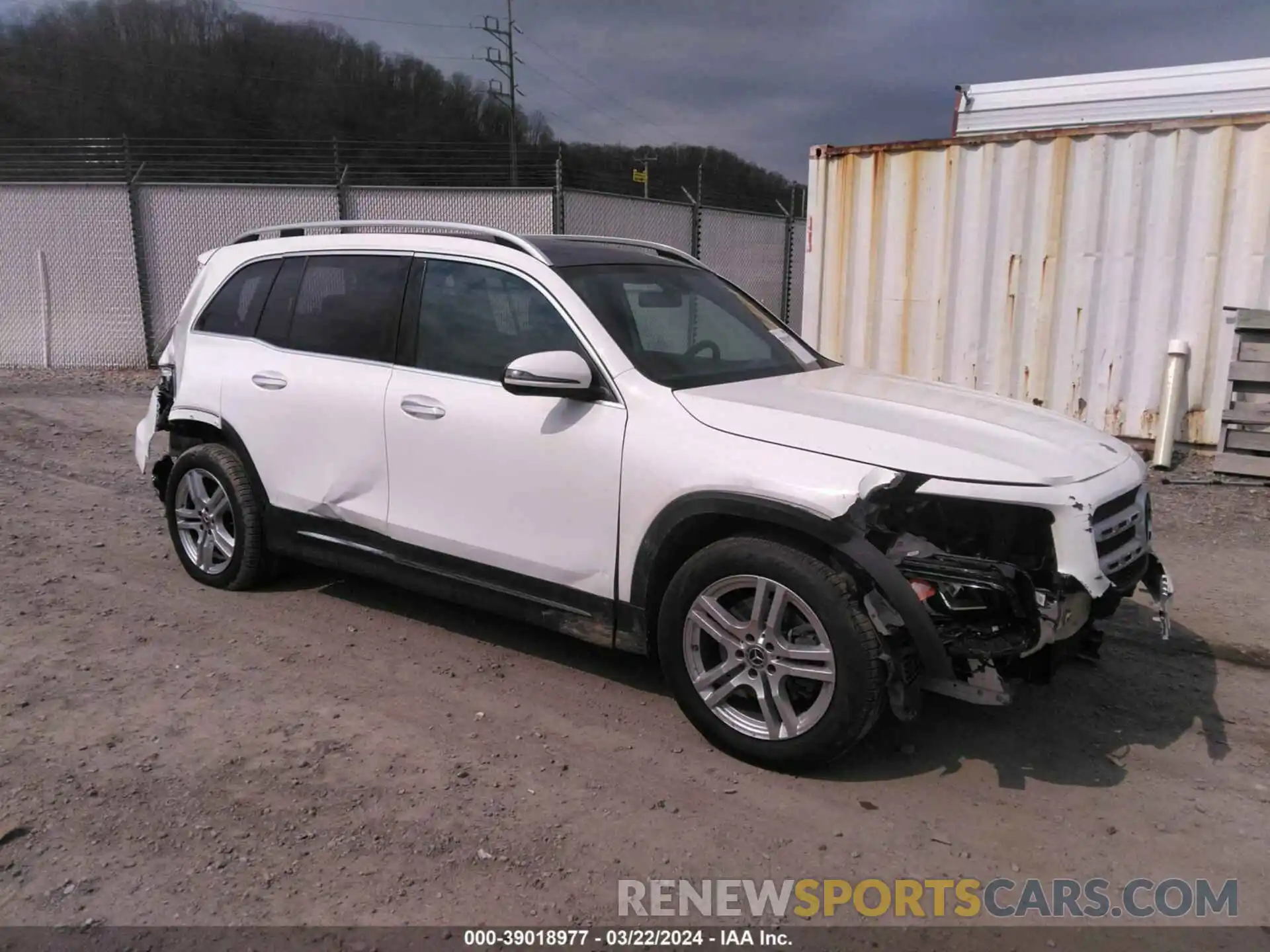 1 Photograph of a damaged car W1N4M4HB7MW089175 MERCEDES-BENZ GLB 250 2021