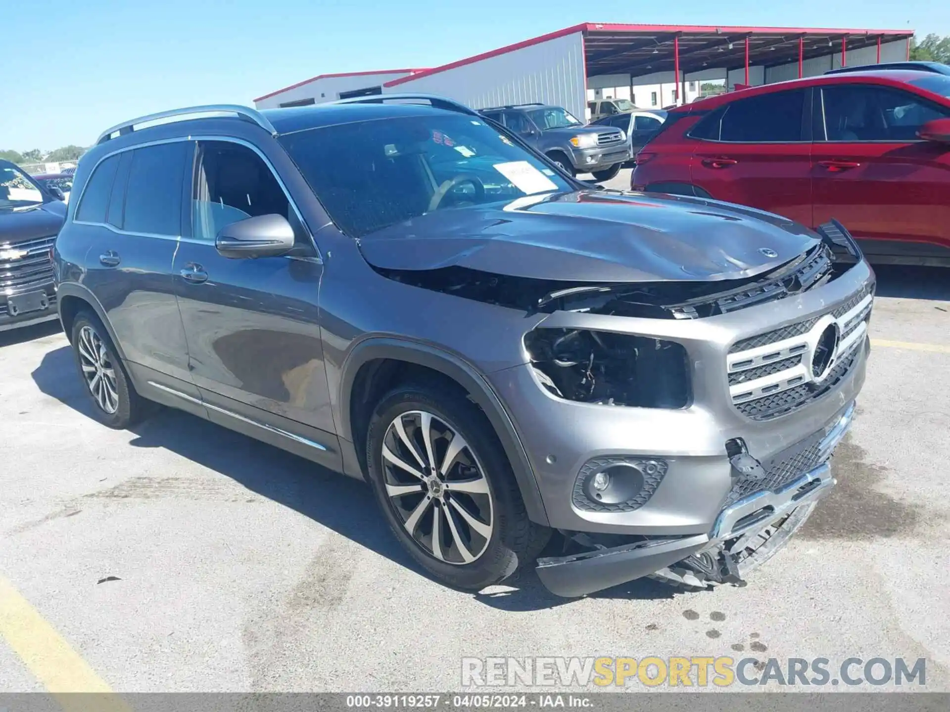 1 Photograph of a damaged car W1N4M4HB8MW159573 MERCEDES-BENZ GLB 250 2021