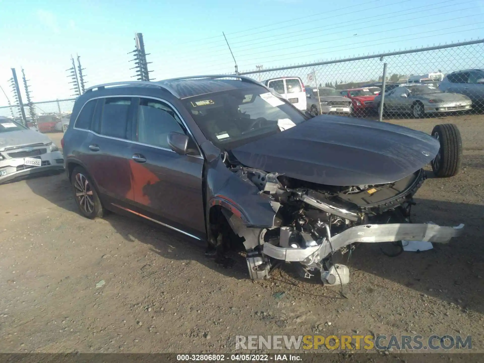 1 Photograph of a damaged car W1N4M4HBXMW109046 MERCEDES-BENZ GLB 250 2021