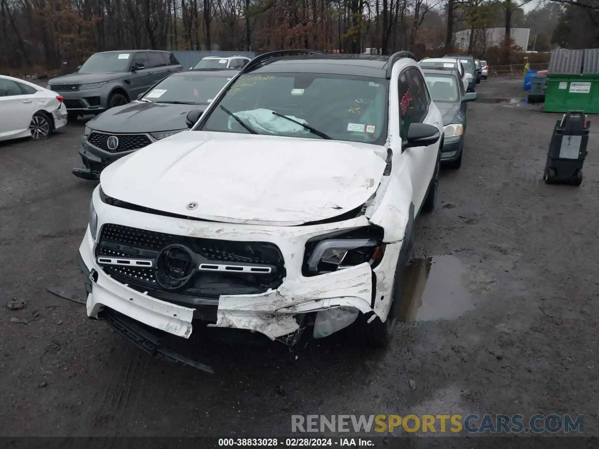 6 Photograph of a damaged car W1N4M4HB8NW201676 MERCEDES-BENZ GLB 250 2022