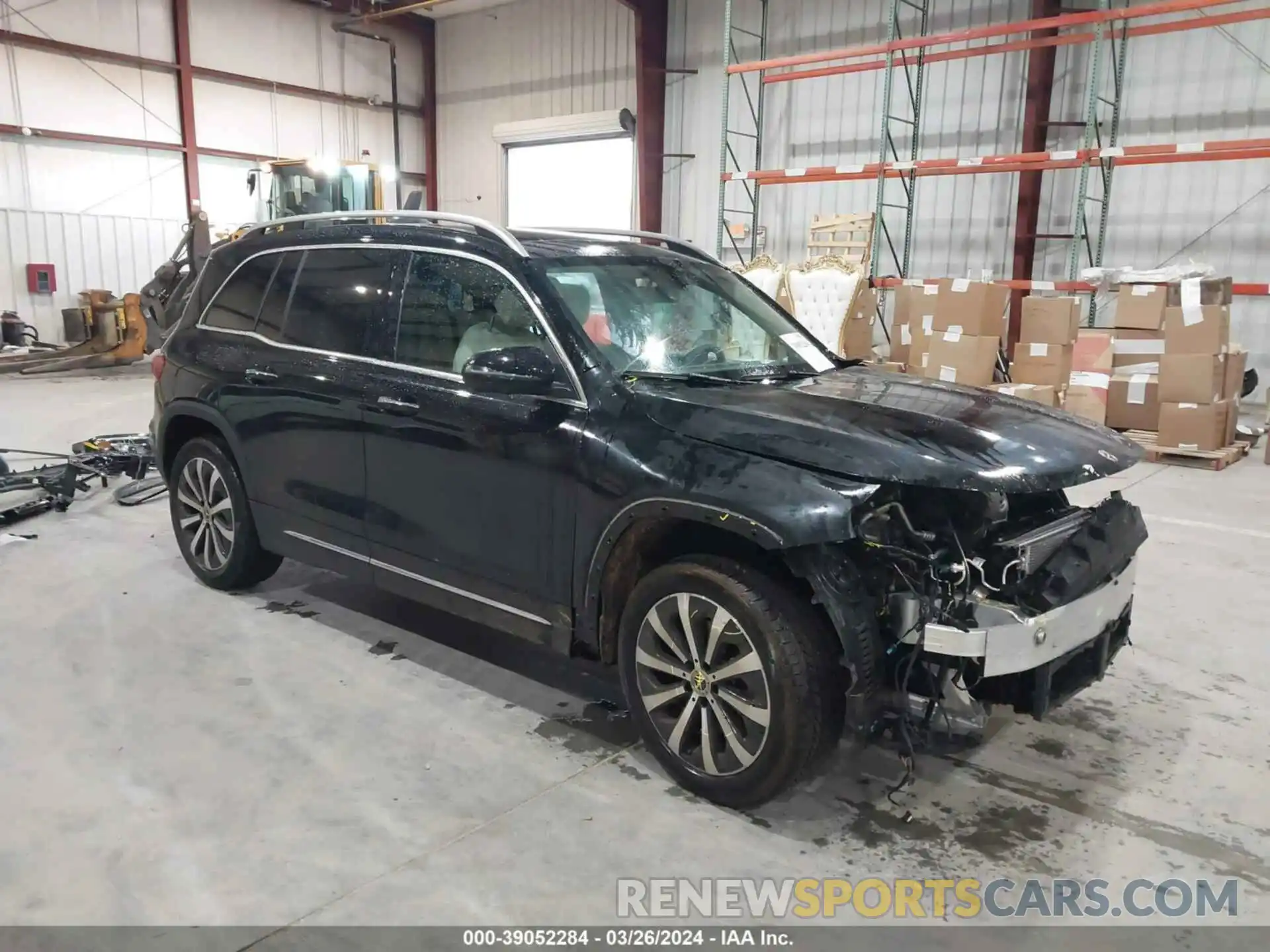 1 Photograph of a damaged car W1N4M4GB9PW313052 MERCEDES-BENZ GLB 250 2023