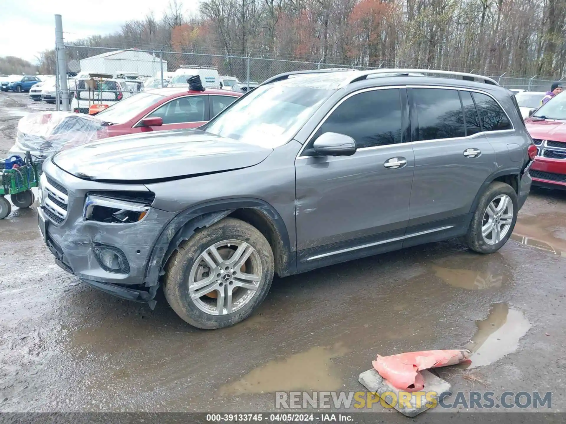 2 Photograph of a damaged car W1N4M4HB5PW268058 MERCEDES-BENZ GLB 250 2023