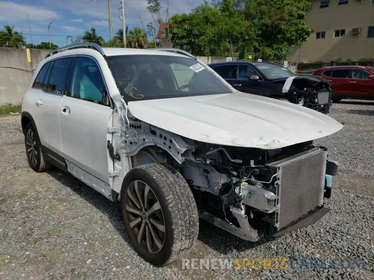 1 Photograph of a damaged car W1N4M4GB0LW045521 MERCEDES-BENZ GLB-CLASS 2020