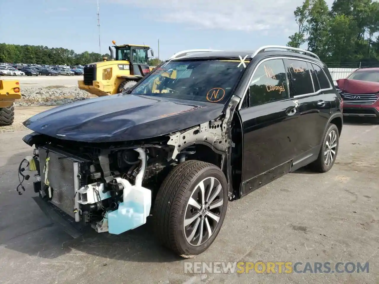 2 Photograph of a damaged car W1N4M4GB1LW031014 MERCEDES-BENZ GLB-CLASS 2020