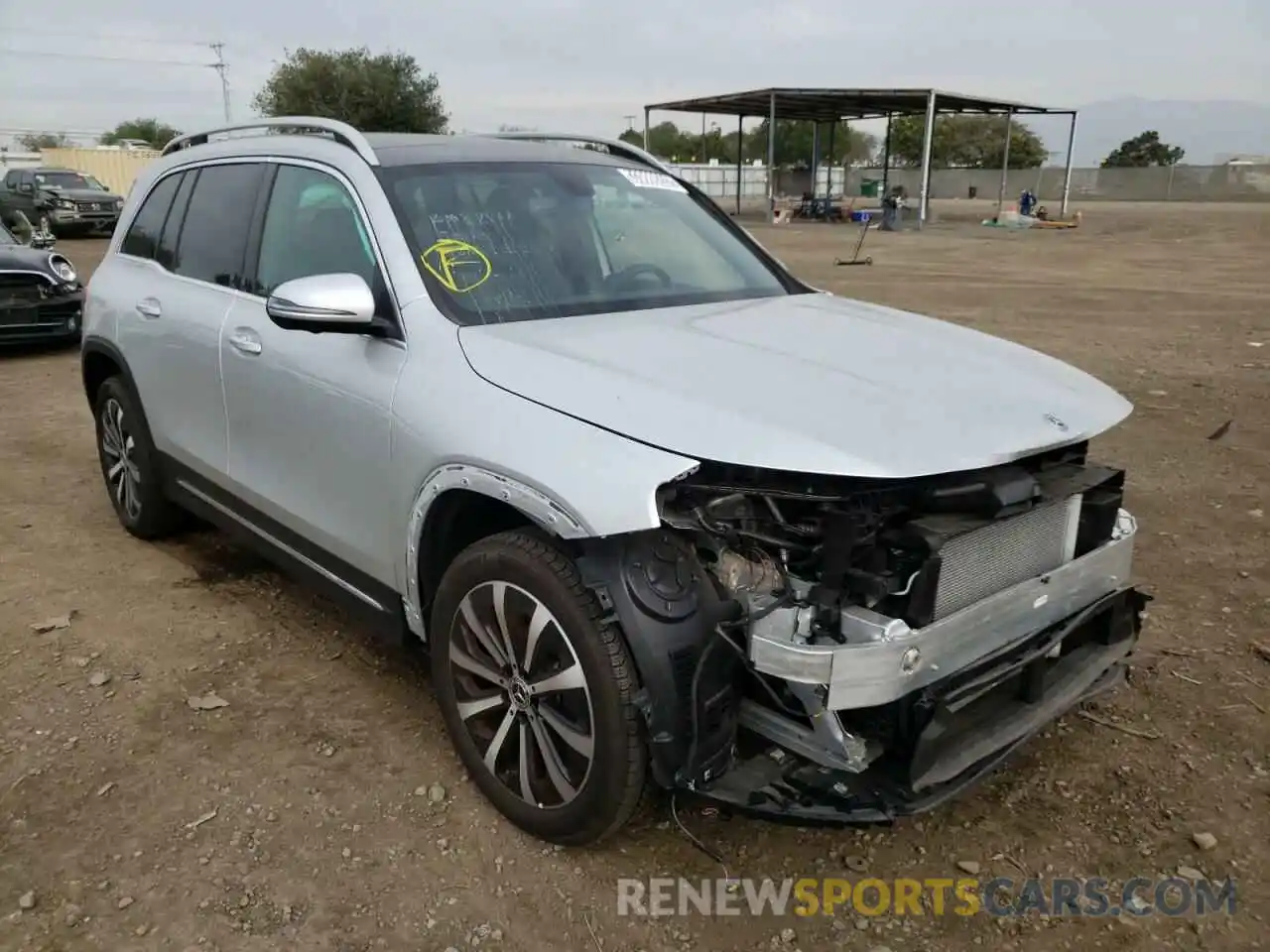 1 Photograph of a damaged car W1N4M4GB2LW026744 MERCEDES-BENZ GLB-CLASS 2020