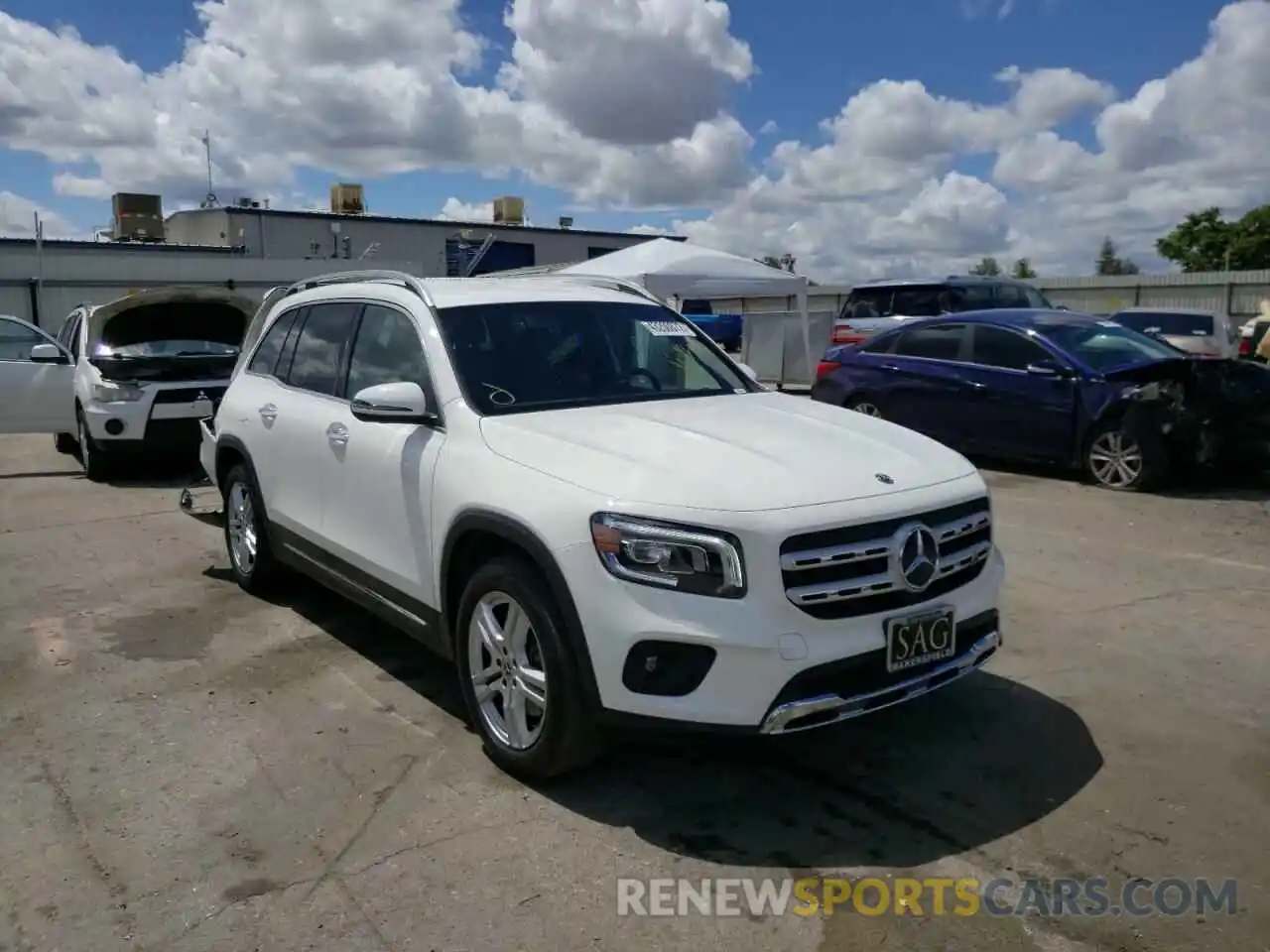 1 Photograph of a damaged car W1N4M4GB3LW033623 MERCEDES-BENZ GLB-CLASS 2020