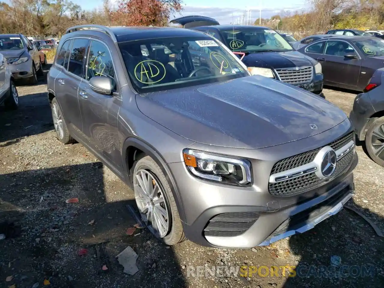 1 Photograph of a damaged car W1N4M4GB6LW014757 MERCEDES-BENZ GLB-CLASS 2020