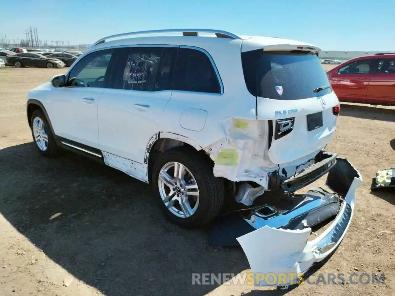 3 Photograph of a damaged car W1N4M4GB8LW032807 MERCEDES-BENZ GLB-CLASS 2020