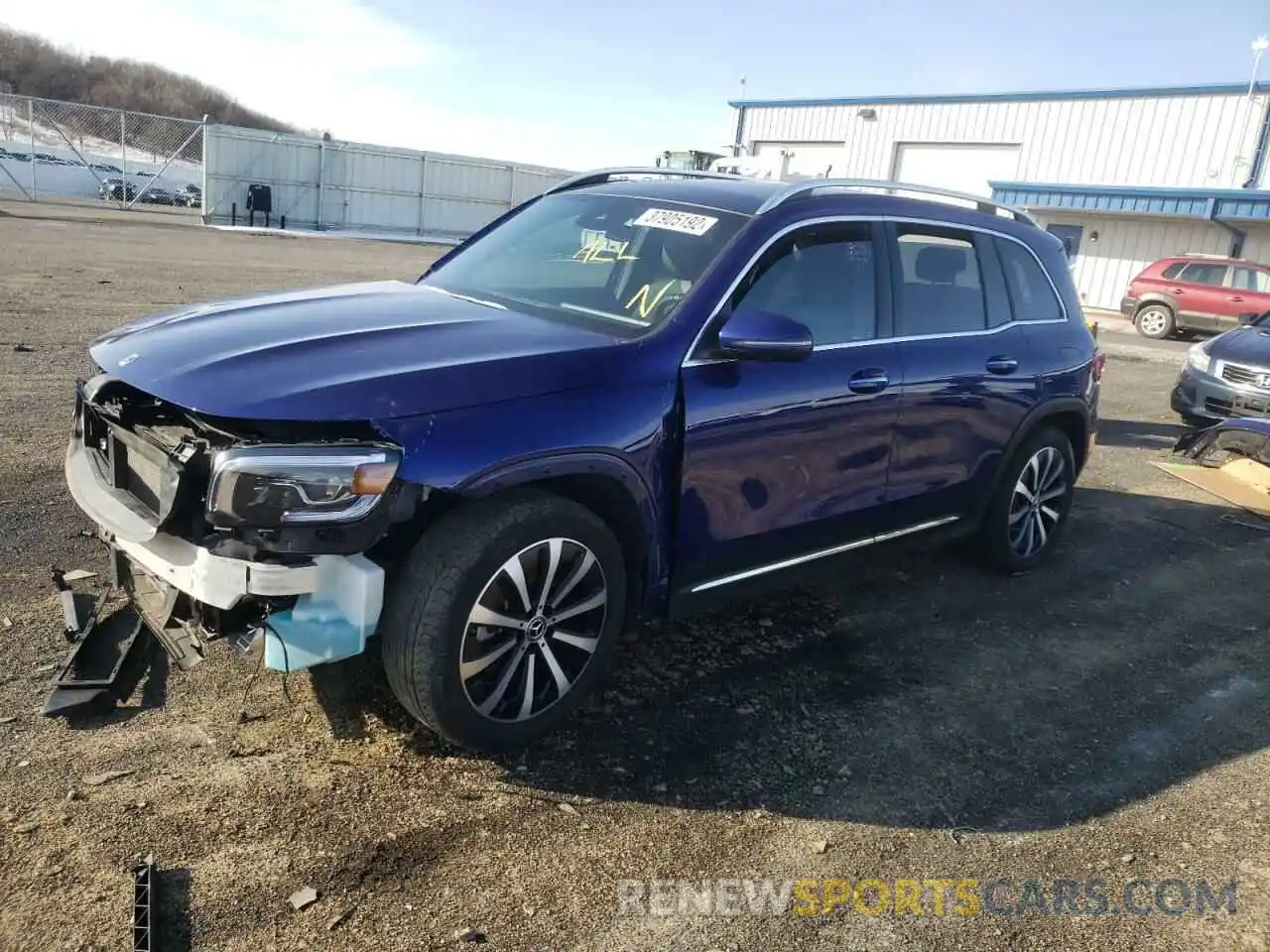 2 Photograph of a damaged car W1N4M4HB2LW057443 MERCEDES-BENZ GLB-CLASS 2020