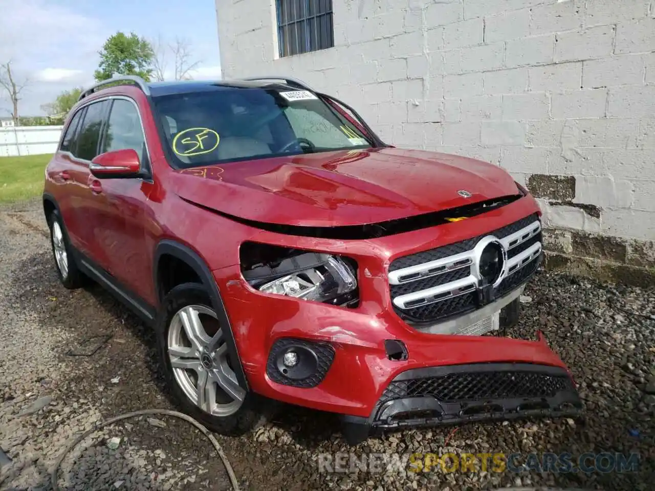 1 Photograph of a damaged car W1N4M4HB3LW054888 MERCEDES-BENZ GLB-CLASS 2020