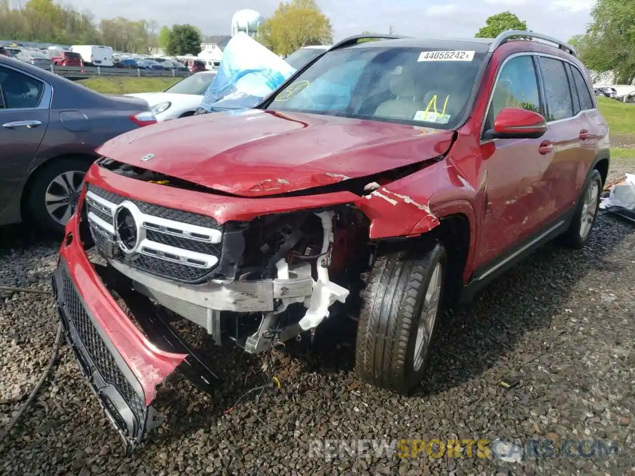 2 Photograph of a damaged car W1N4M4HB3LW054888 MERCEDES-BENZ GLB-CLASS 2020