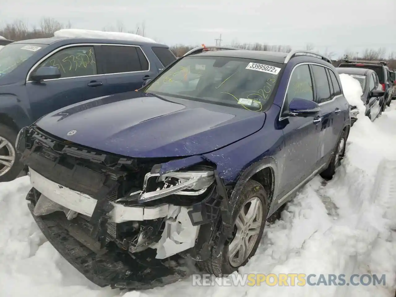 2 Photograph of a damaged car W1N4M4HB4LW016280 MERCEDES-BENZ GLB-CLASS 2020