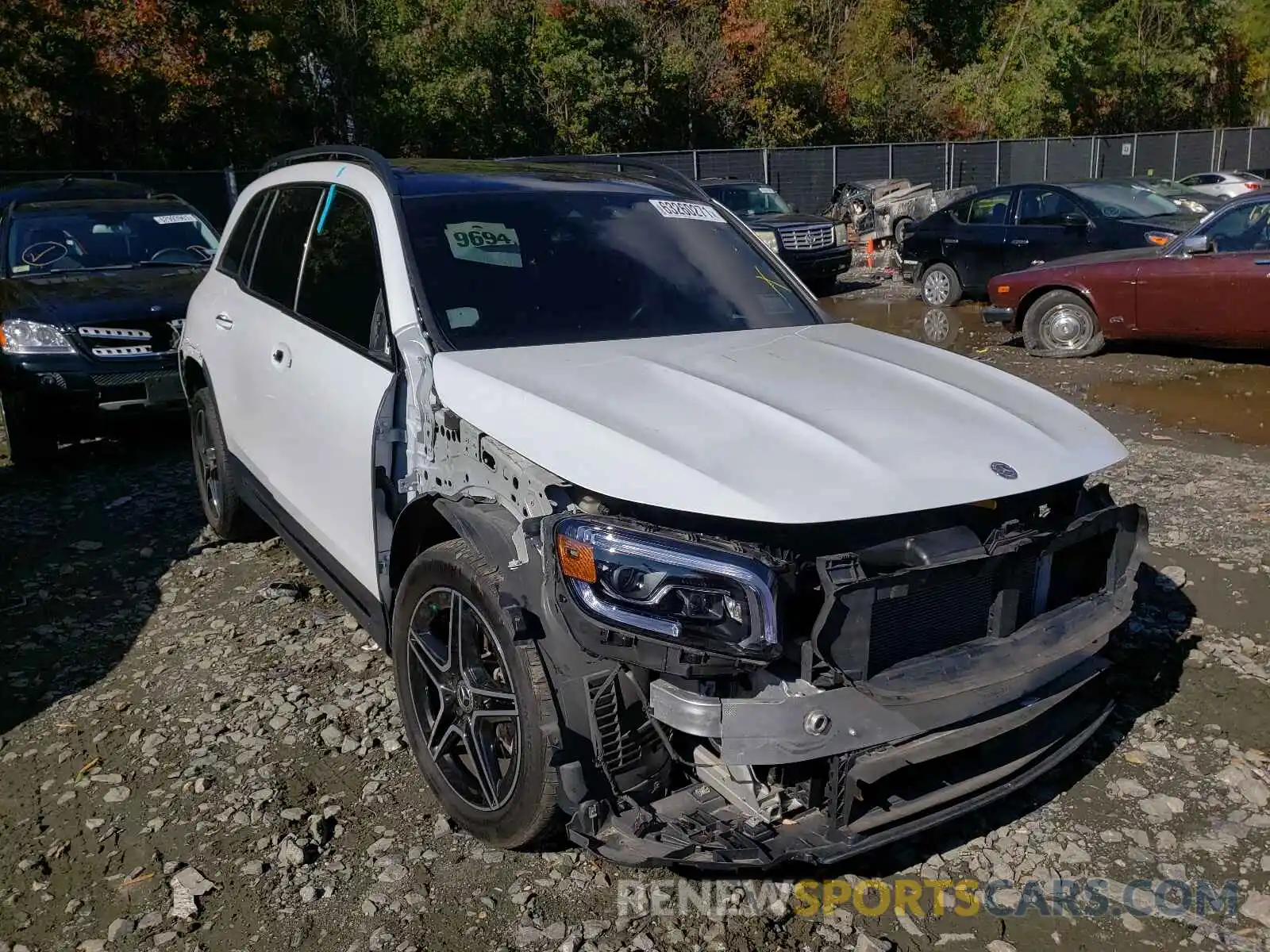 1 Photograph of a damaged car W1N4M4HB4LW021351 MERCEDES-BENZ GLB-CLASS 2020