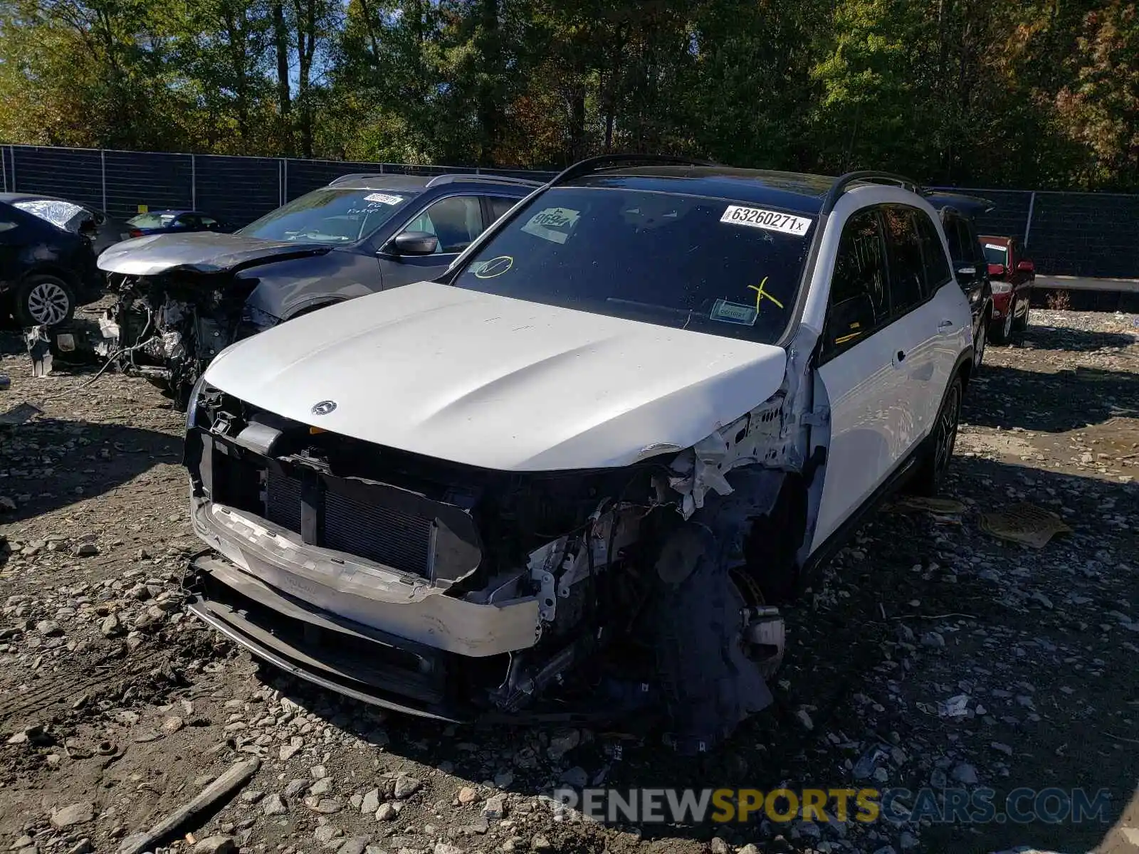 2 Photograph of a damaged car W1N4M4HB4LW021351 MERCEDES-BENZ GLB-CLASS 2020