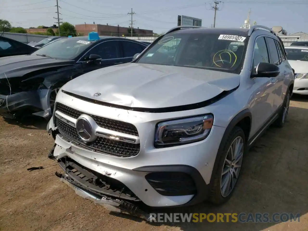 2 Photograph of a damaged car W1N4M4HB5LW019236 MERCEDES-BENZ GLB-CLASS 2020