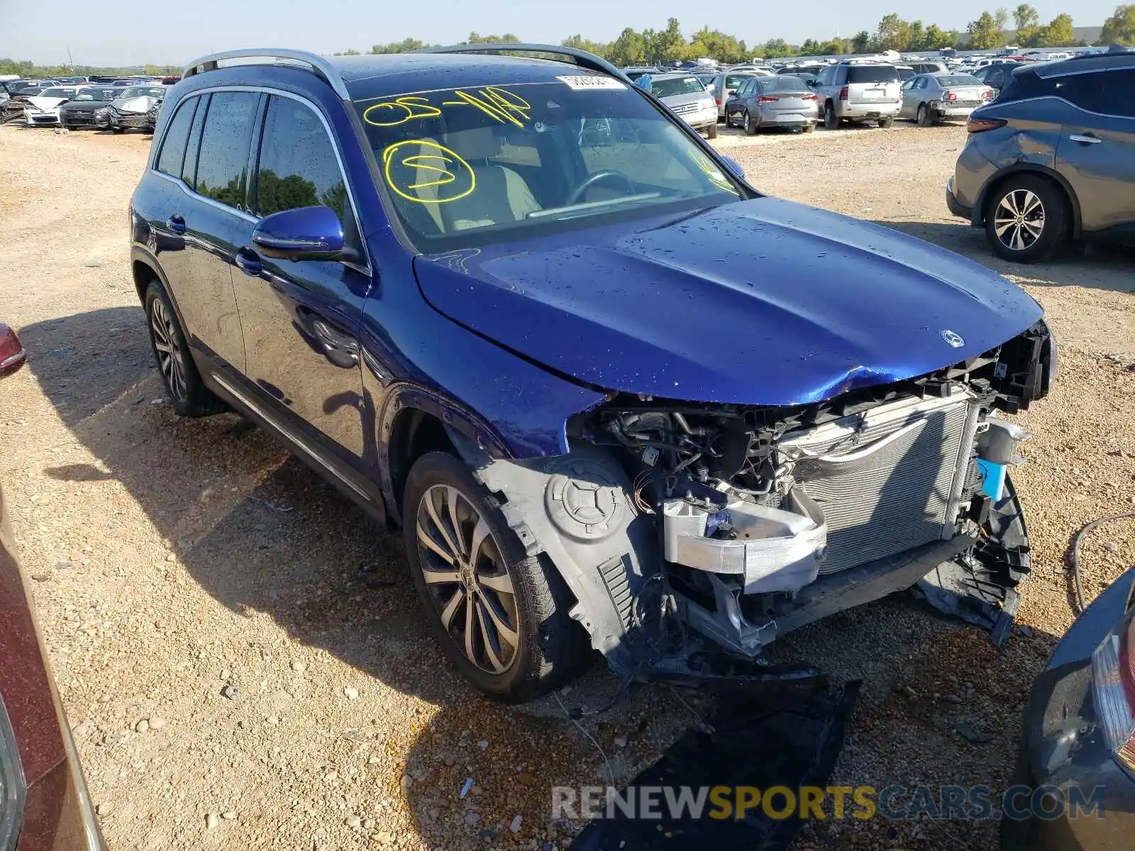 1 Photograph of a damaged car W1N4M4HB5LW020631 MERCEDES-BENZ GLB-CLASS 2020