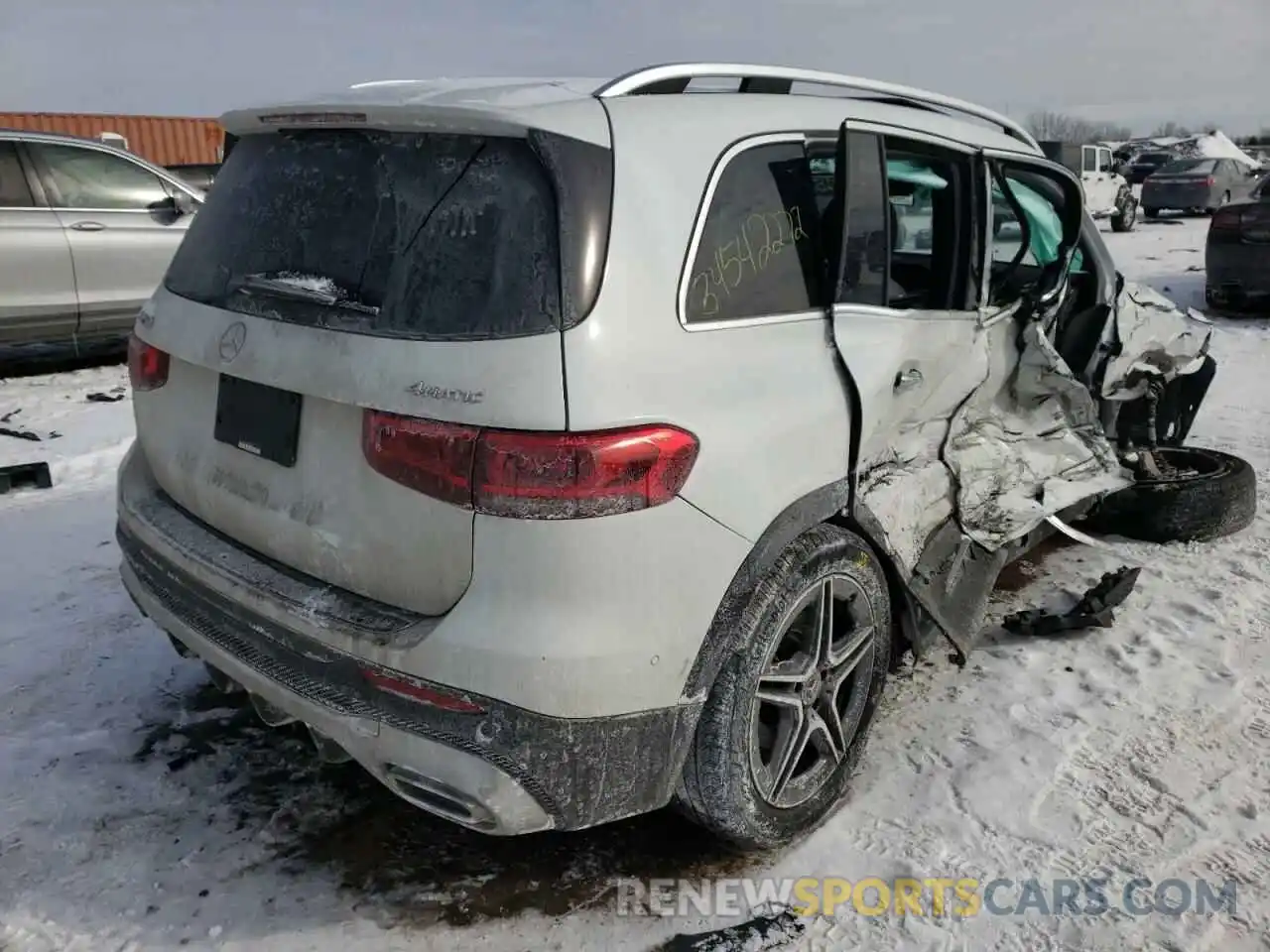 4 Photograph of a damaged car W1N4M4HB5LW039485 MERCEDES-BENZ GLB-CLASS 2020