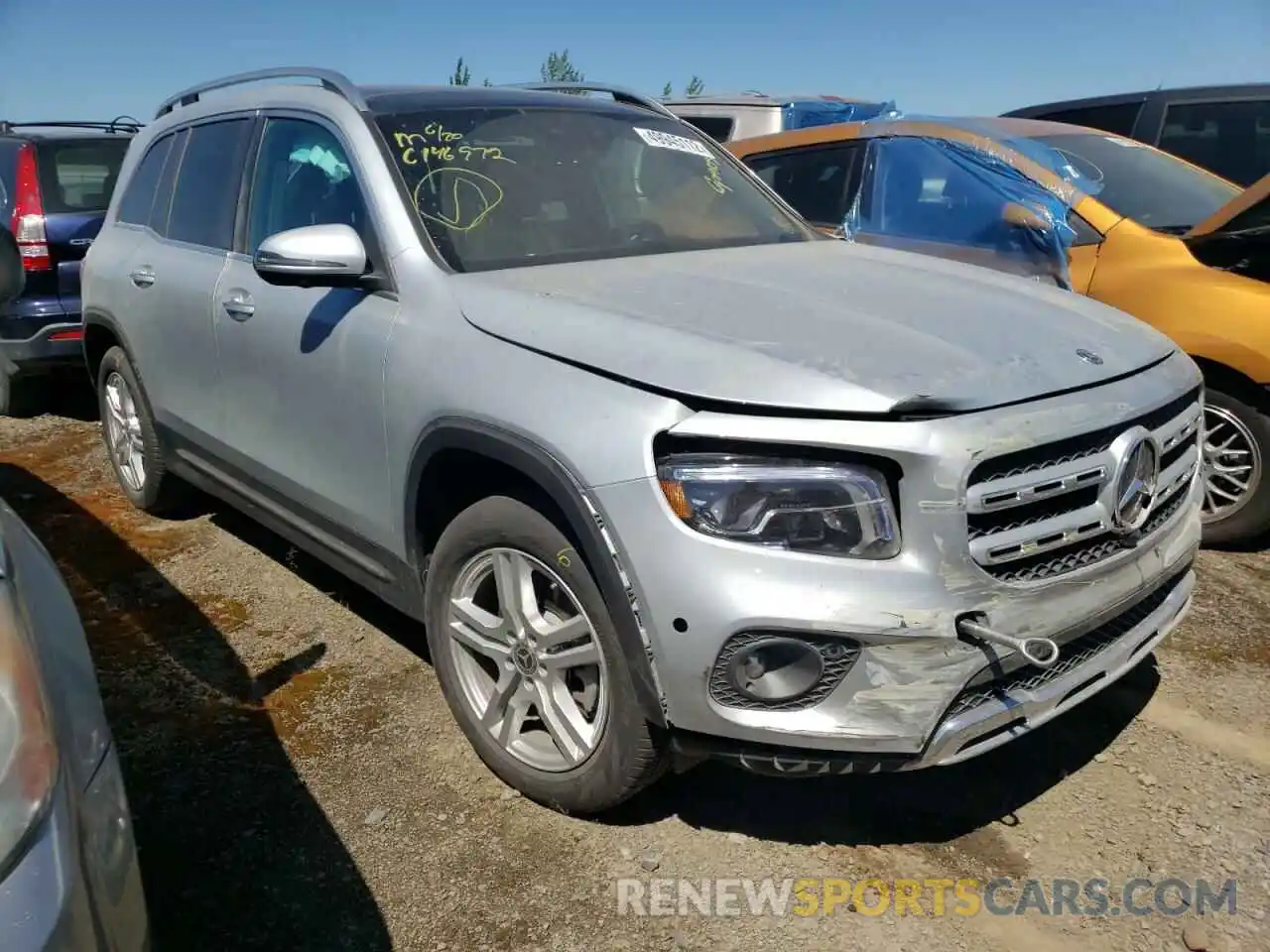 1 Photograph of a damaged car W1N4M4HB7LW054361 MERCEDES-BENZ GLB-CLASS 2020