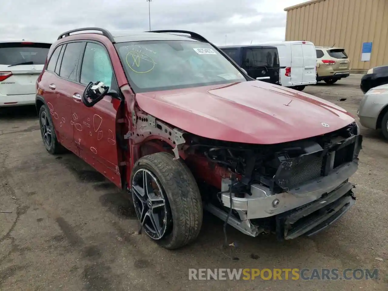 1 Photograph of a damaged car W1N4M4HB8LW038749 MERCEDES-BENZ GLB-CLASS 2020