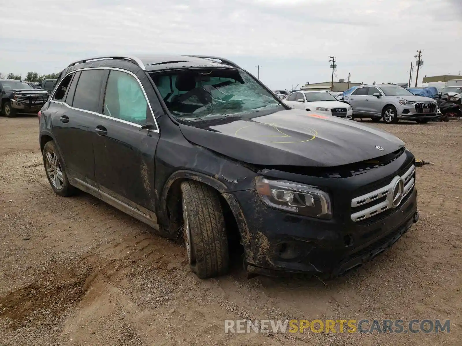 1 Photograph of a damaged car W1N4M4HBXLW018437 MERCEDES-BENZ GLB-CLASS 2020