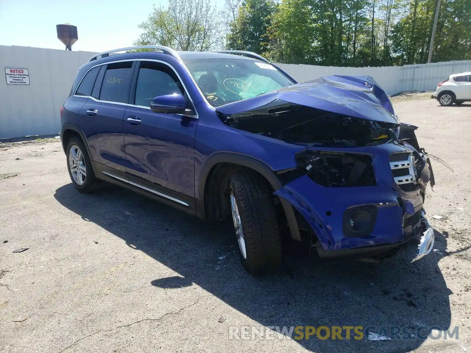 1 Photograph of a damaged car W1N4M4HBXLW054709 MERCEDES-BENZ GLB-CLASS 2020