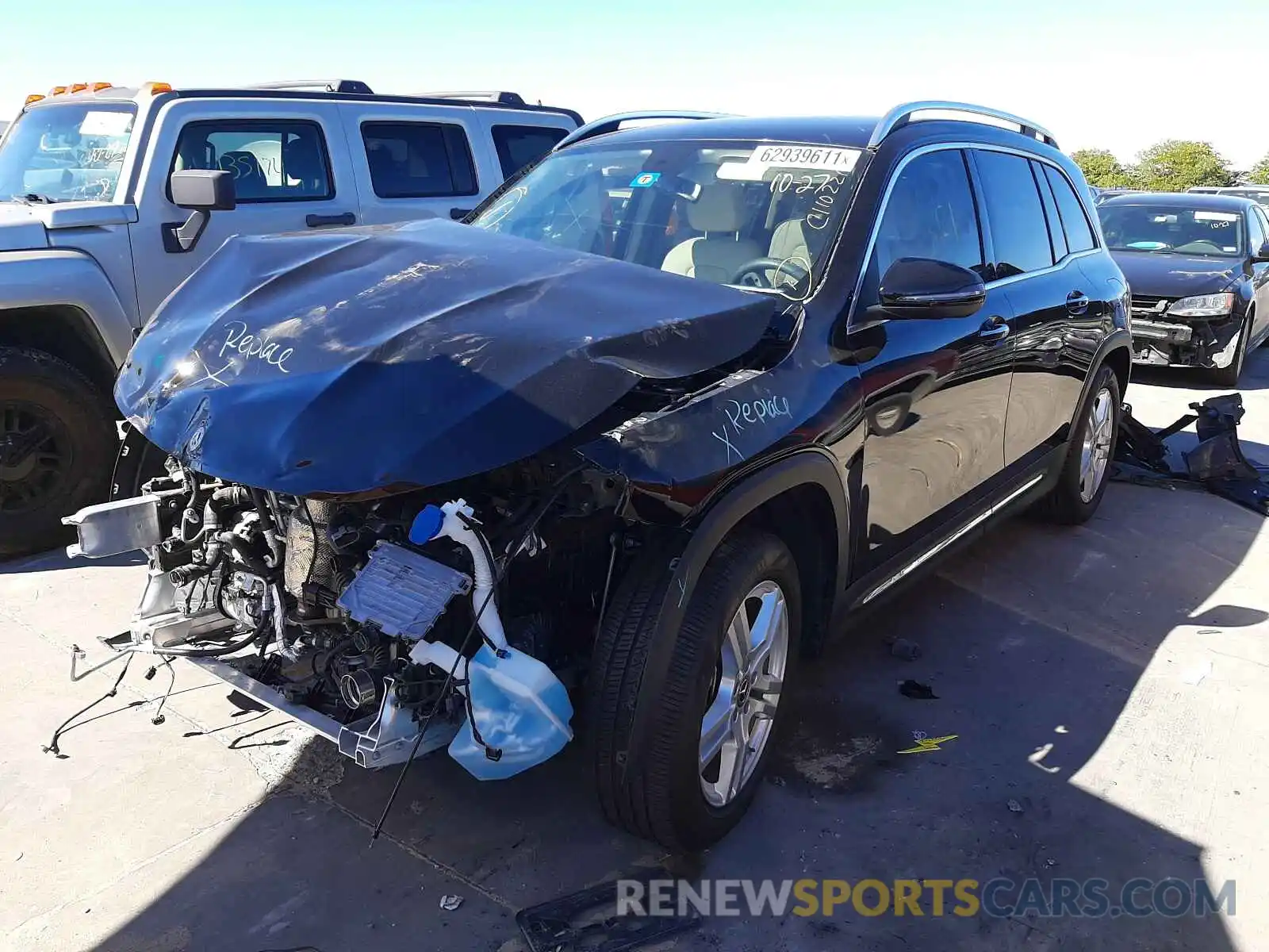 2 Photograph of a damaged car WDC4M4GB3LW005080 MERCEDES-BENZ GLB-CLASS 2020