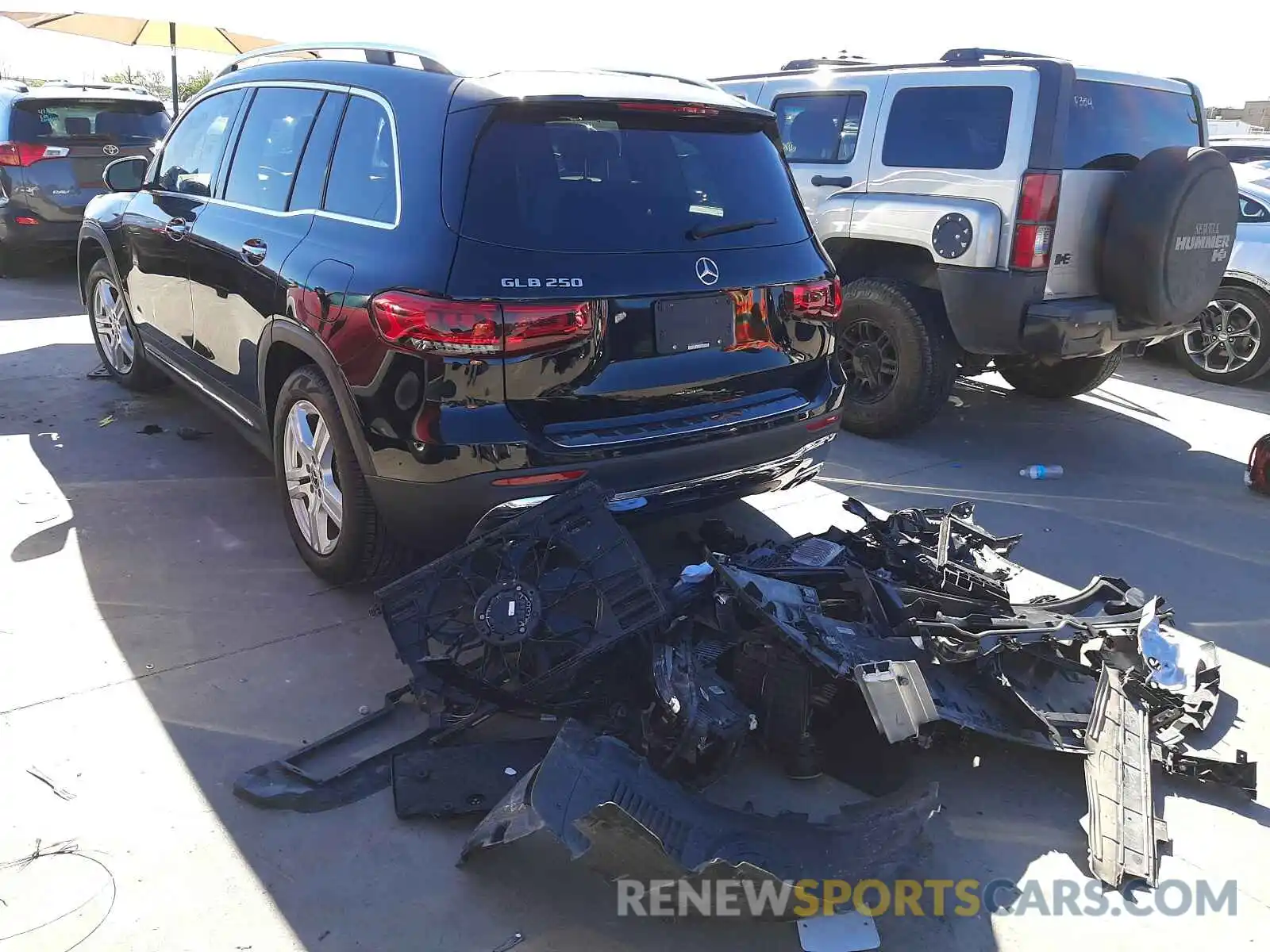 3 Photograph of a damaged car WDC4M4GB3LW005080 MERCEDES-BENZ GLB-CLASS 2020