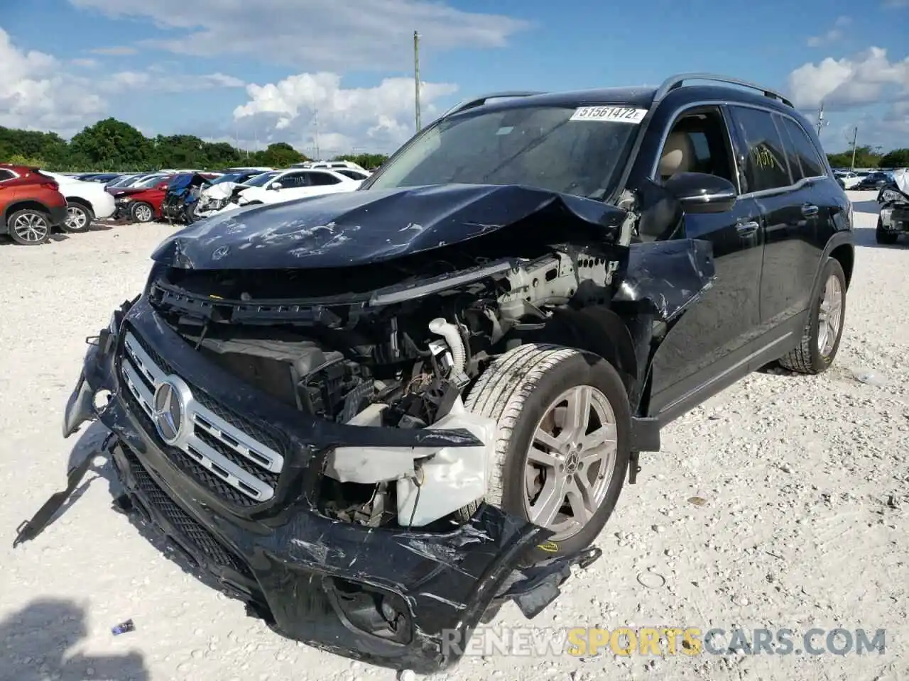 2 Photograph of a damaged car WDC4M4GB4LW007257 MERCEDES-BENZ GLB-CLASS 2020