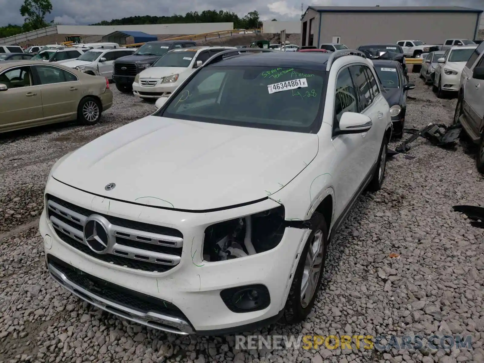 2 Photograph of a damaged car WDC4M4GB5LW010586 MERCEDES-BENZ GLB-CLASS 2020