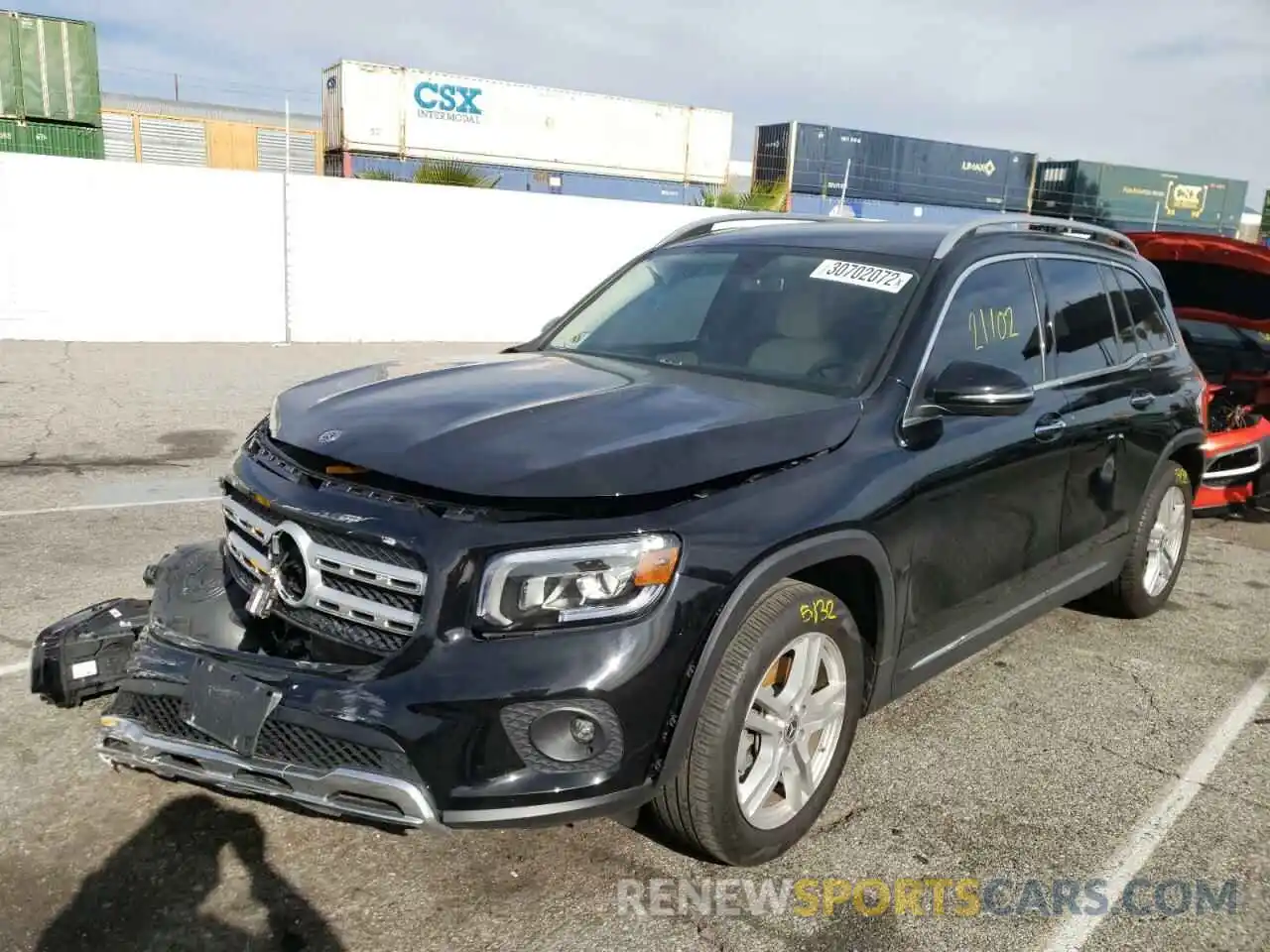 2 Photograph of a damaged car WDC4M4GB7LW004787 MERCEDES-BENZ GLB-CLASS 2020