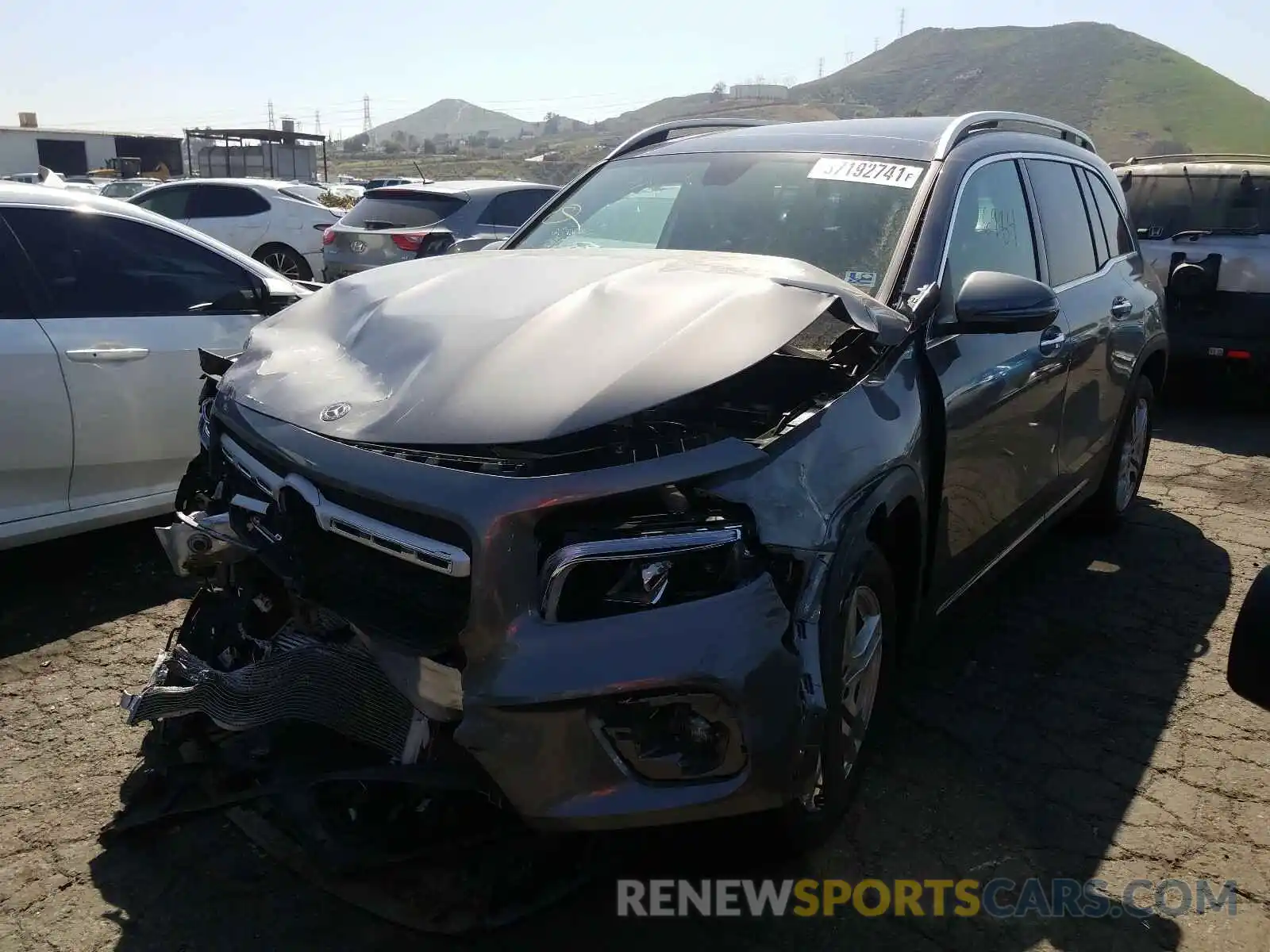 2 Photograph of a damaged car WDC4M4HB0LW001650 MERCEDES-BENZ GLB-CLASS 2020