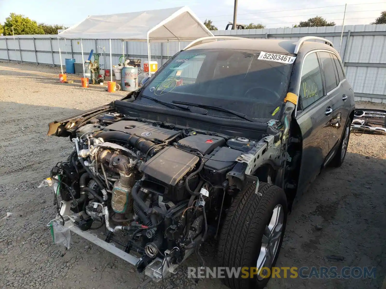 2 Photograph of a damaged car WDC4M4HB2LW008681 MERCEDES-BENZ GLB-CLASS 2020