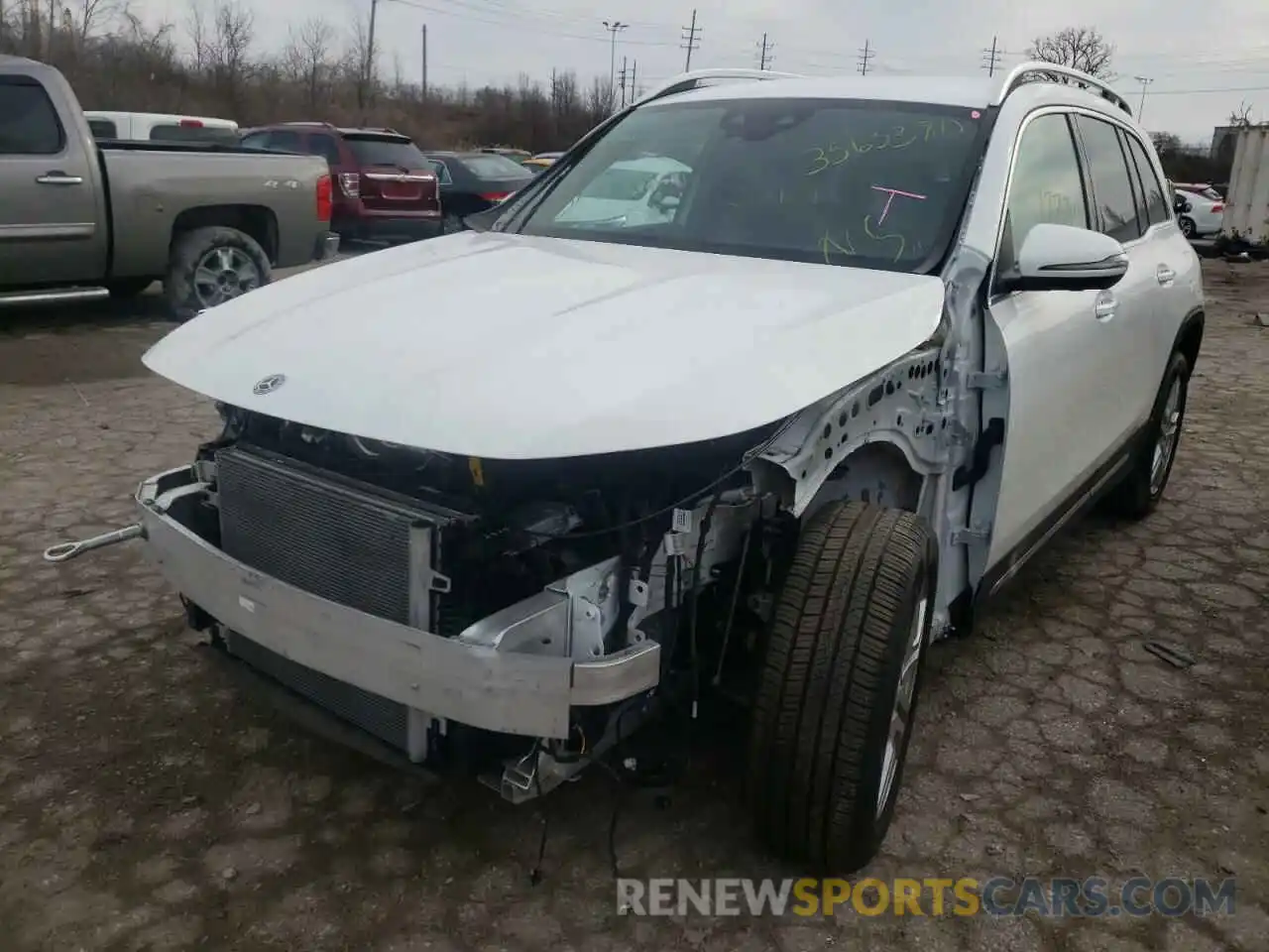 2 Photograph of a damaged car WDC4M4HB3LW011606 MERCEDES-BENZ GLB-CLASS 2020