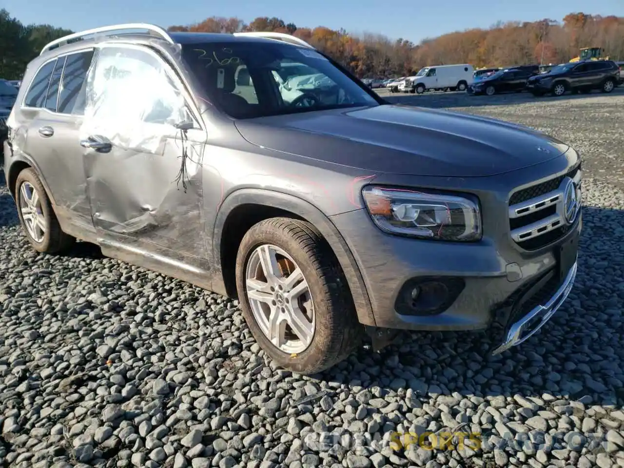 1 Photograph of a damaged car WDC4M4HB4LW007158 MERCEDES-BENZ GLB-CLASS 2020