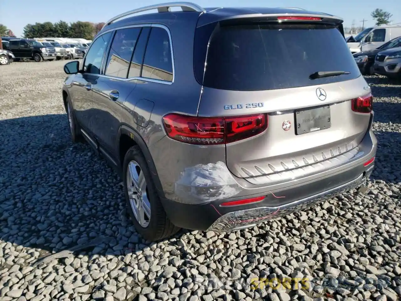 3 Photograph of a damaged car WDC4M4HB4LW007158 MERCEDES-BENZ GLB-CLASS 2020