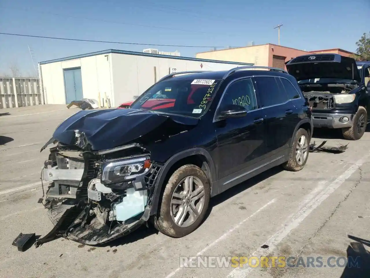 2 Photograph of a damaged car WDC4M4HBXLW007763 MERCEDES-BENZ GLB-CLASS 2020