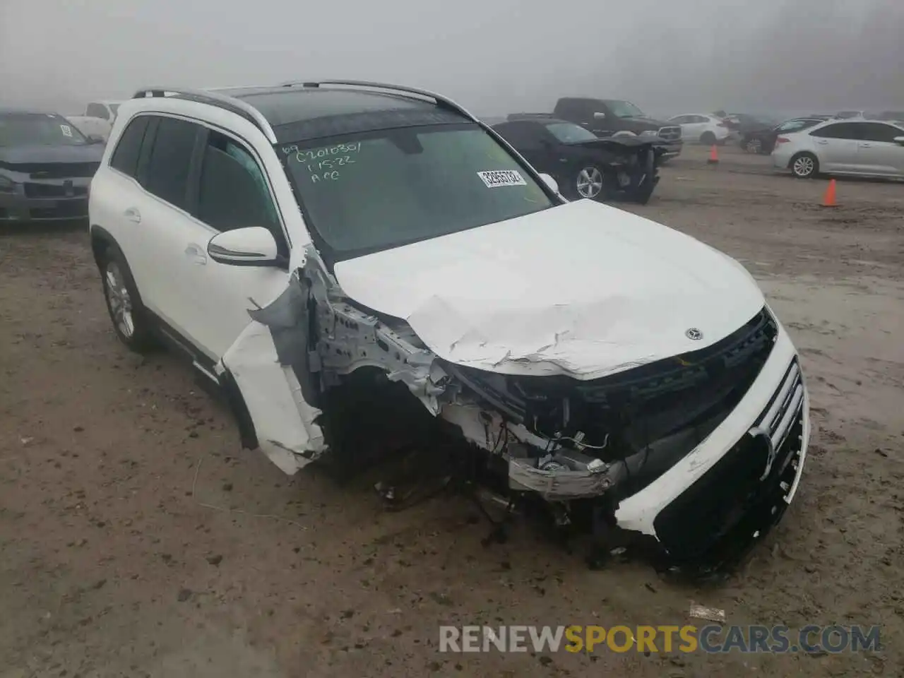 1 Photograph of a damaged car W1N4M4GB0MW090976 MERCEDES-BENZ GLB-CLASS 2021