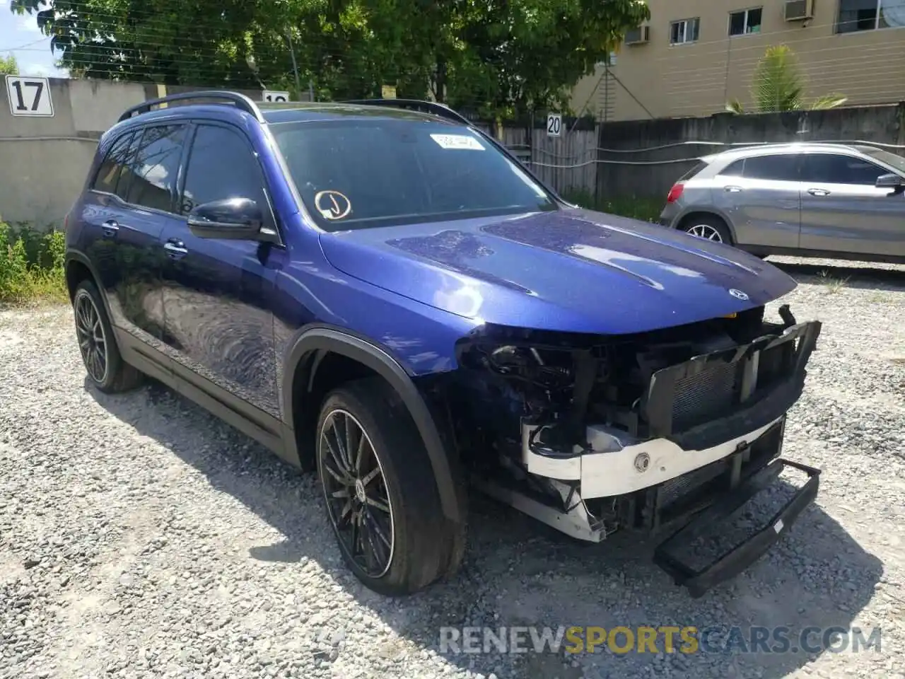 1 Photograph of a damaged car W1N4M4GB0MW102768 MERCEDES-BENZ GLB-CLASS 2021