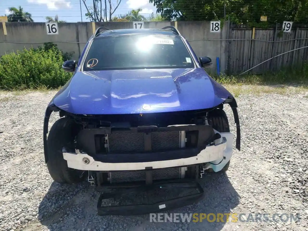 9 Photograph of a damaged car W1N4M4GB0MW102768 MERCEDES-BENZ GLB-CLASS 2021