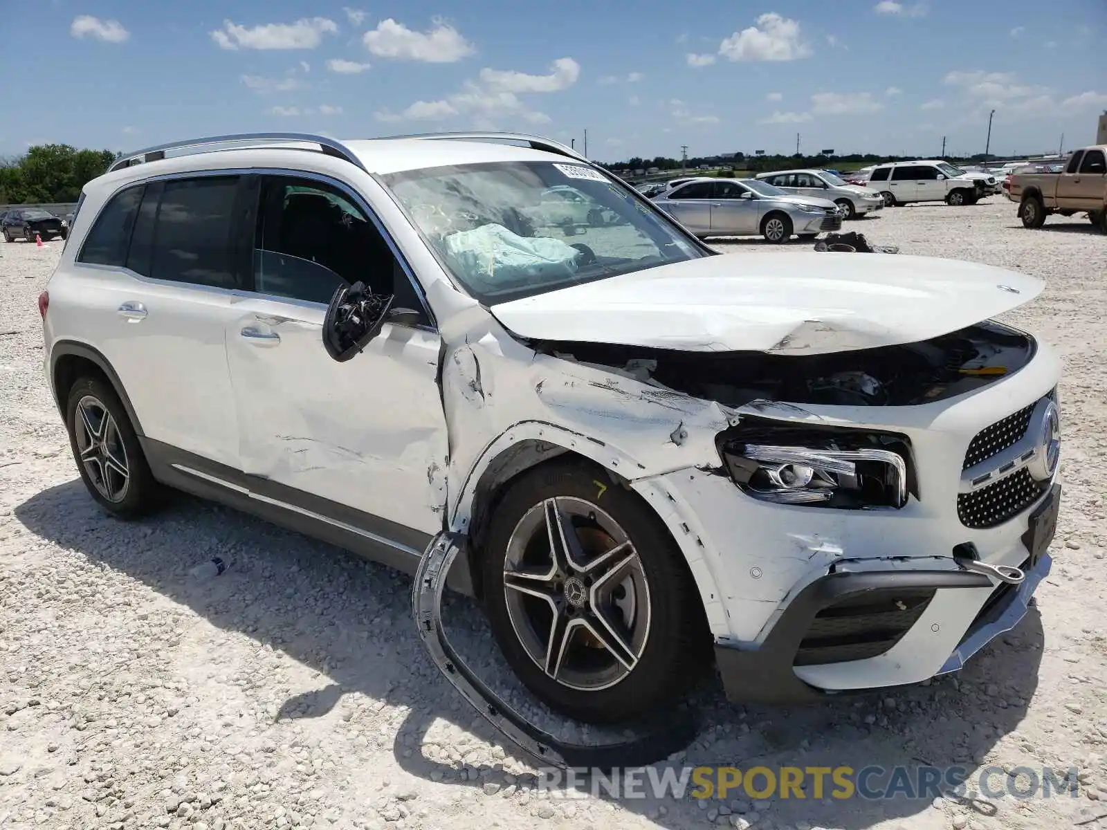 1 Photograph of a damaged car W1N4M4GB1MW112712 MERCEDES-BENZ GLB-CLASS 2021