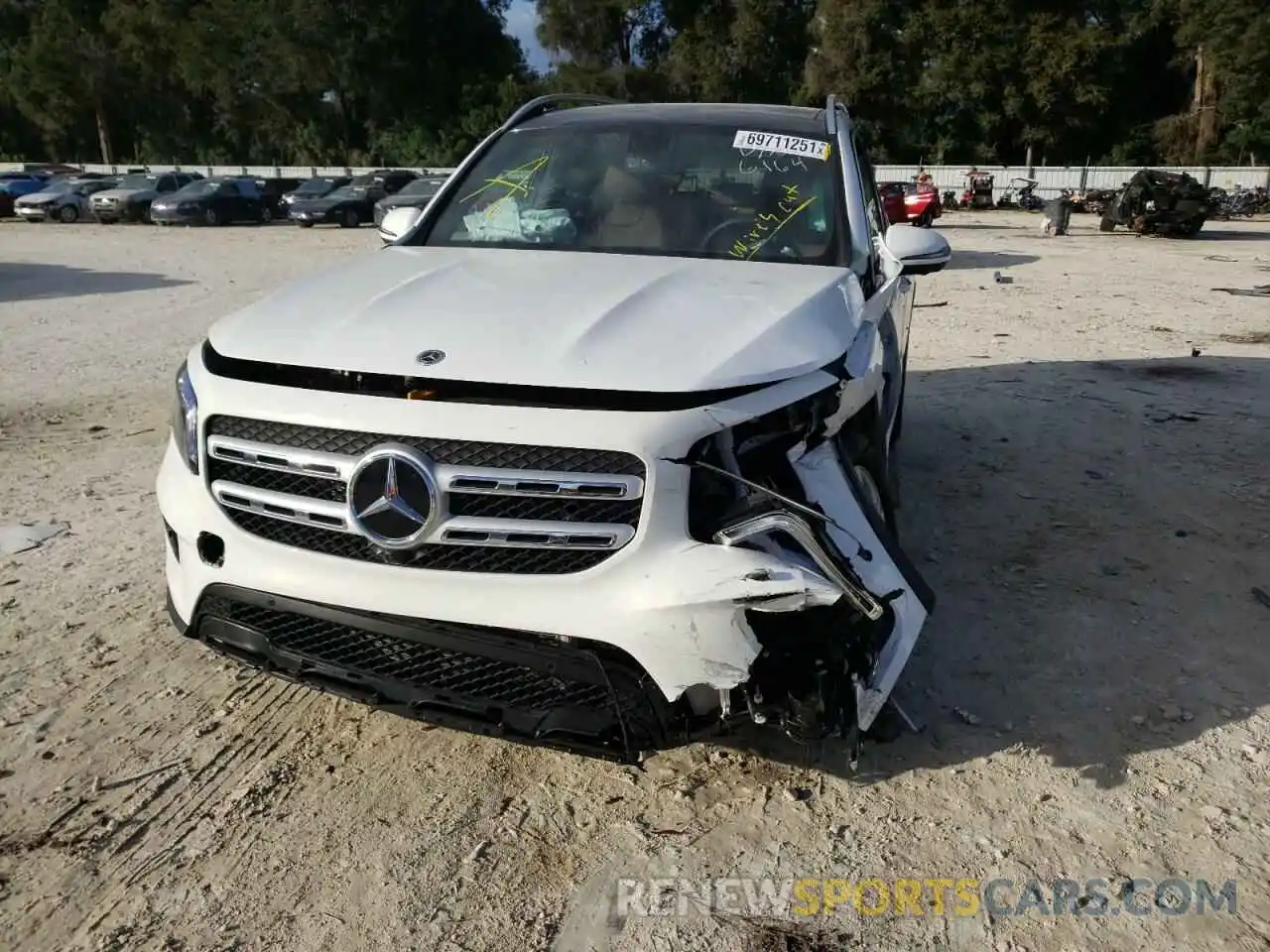 9 Photograph of a damaged car W1N4M4GB1MW146164 MERCEDES-BENZ GLB-CLASS 2021