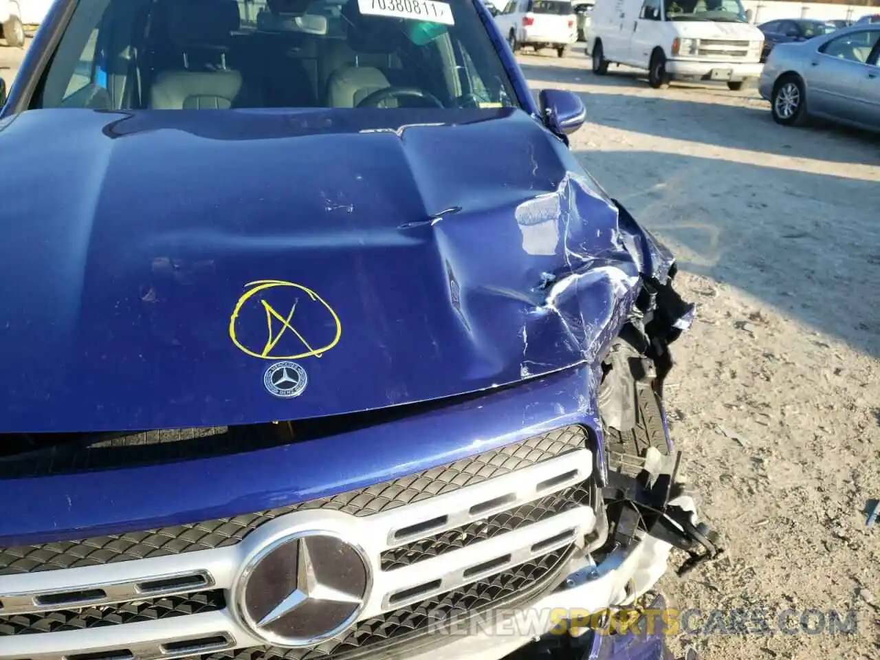 9 Photograph of a damaged car W1N4M4GB3MW092253 MERCEDES-BENZ GLB-CLASS 2021