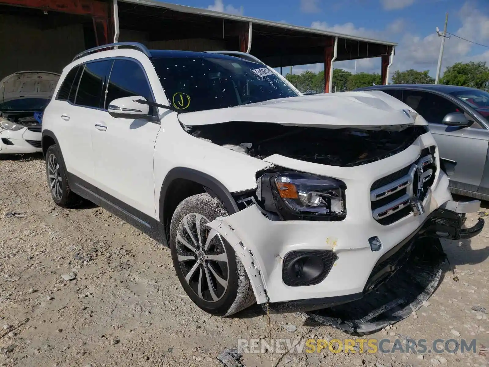 1 Photograph of a damaged car W1N4M4GB3MW098635 MERCEDES-BENZ GLB-CLASS 2021