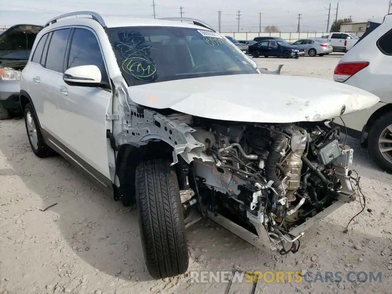 1 Photograph of a damaged car W1N4M4GB3MW151530 MERCEDES-BENZ GLB-CLASS 2021